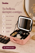 Cosmetiquera LED Premium I Organizador de maquillaje para viaje
